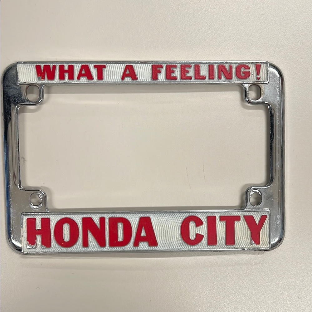 Honda City License Plate Frame